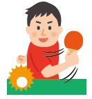 卓球のイラスト