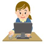 オンライン講座のイラスト