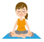 ヨガのイラスト