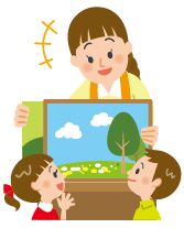 読み聞かせのイラスト