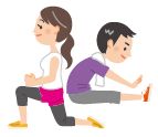 ピラティスのイラスト