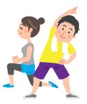 ストレッチのイラスト