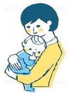 母子のイラスト