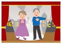 演劇のイラスト