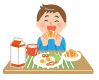 朝食のイラスト