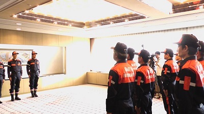 出発式の画像
