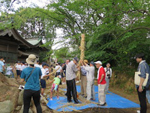 堤丘校区盆綱夏祭り１