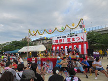 堤丘校区盆綱夏祭り３
