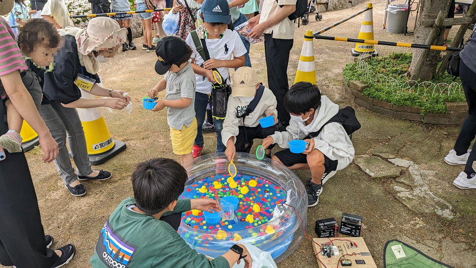 スーパーボールすくいの写真1枚目