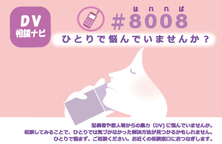 画像：DV相談ナビ案内１