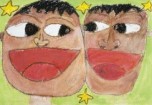 和白東小学校２年生の作品