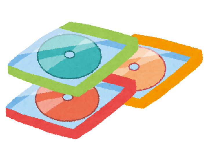 dvdのイラスト
