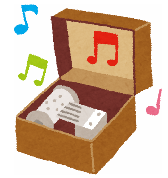 オルゴールのイラスト