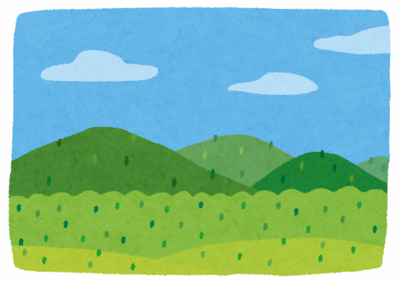 山のイラスト