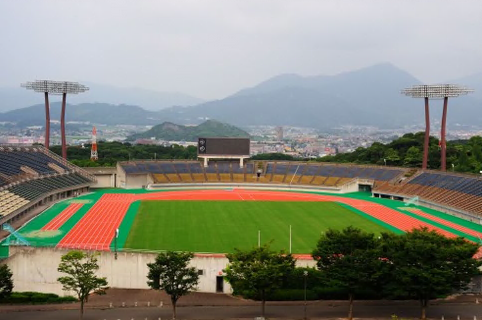 博多の森陸上競技場の写真（2009年）