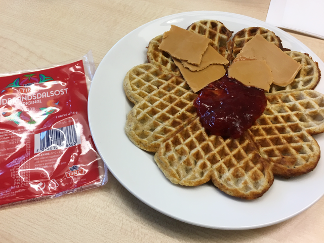 ワッフルの写真