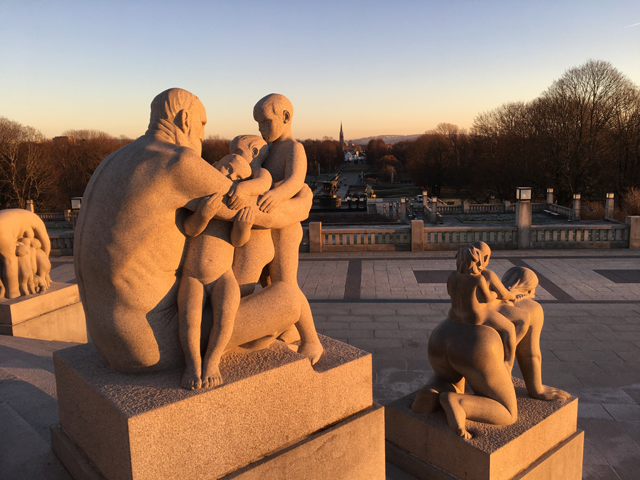 彫刻公園（ノルウェー）の写真