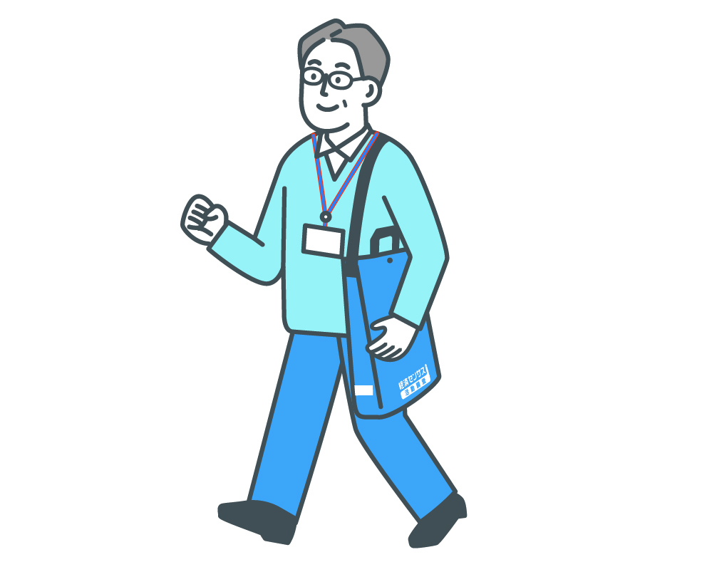 調査員のイラスト