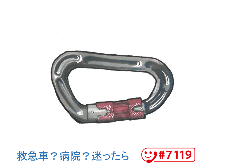 カラビナ(アルミ)