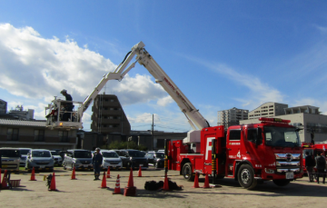 はしご車試乗体験