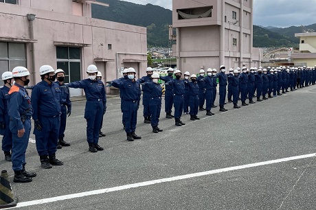 新入団員整列訓練